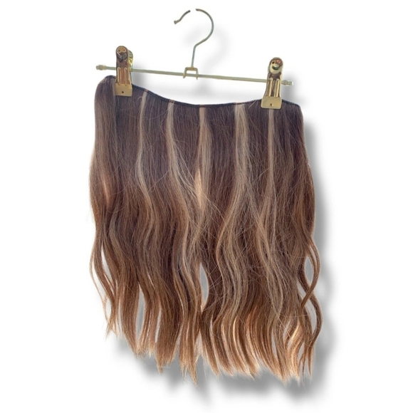 Remy 100% Premium Human Hair Brown With Highlights 5/24# - Picture 15 of 16
